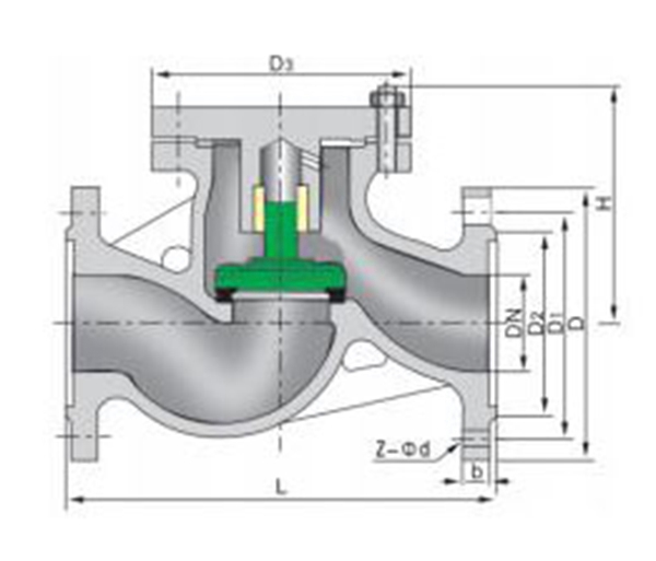 H41N升降式止回阀